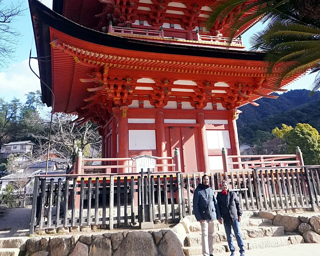 Red temple hall, Miyajima